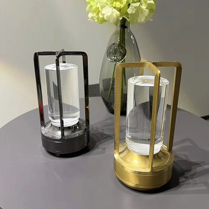 Sleek Metal Desk Lamp LED Lighting Modern Home Decor