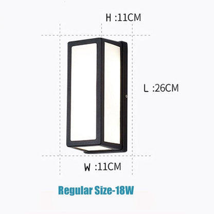 Bright Security LED Outdoor Wall Lantern With Sensor