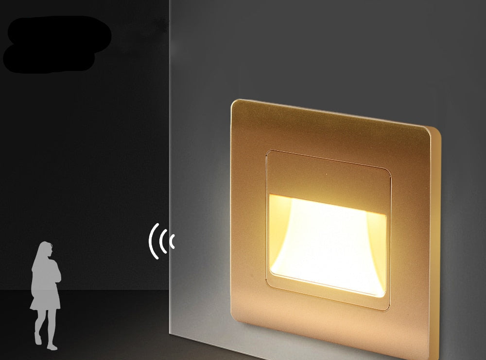 Motion Sensor LED Staircase Light With 4 Colors