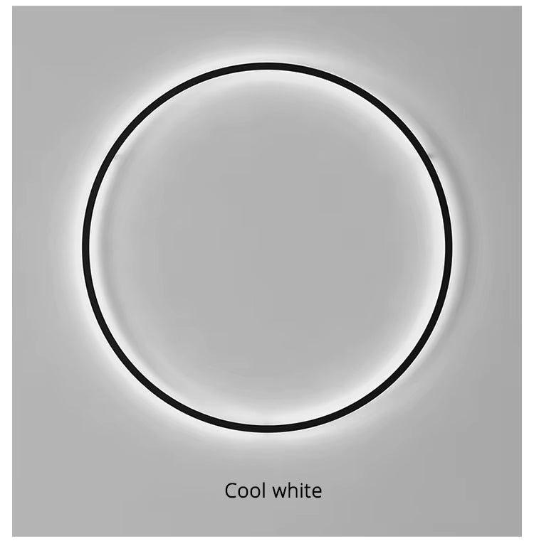 Simple Round LED Wall Lamp for Contemporary Homes