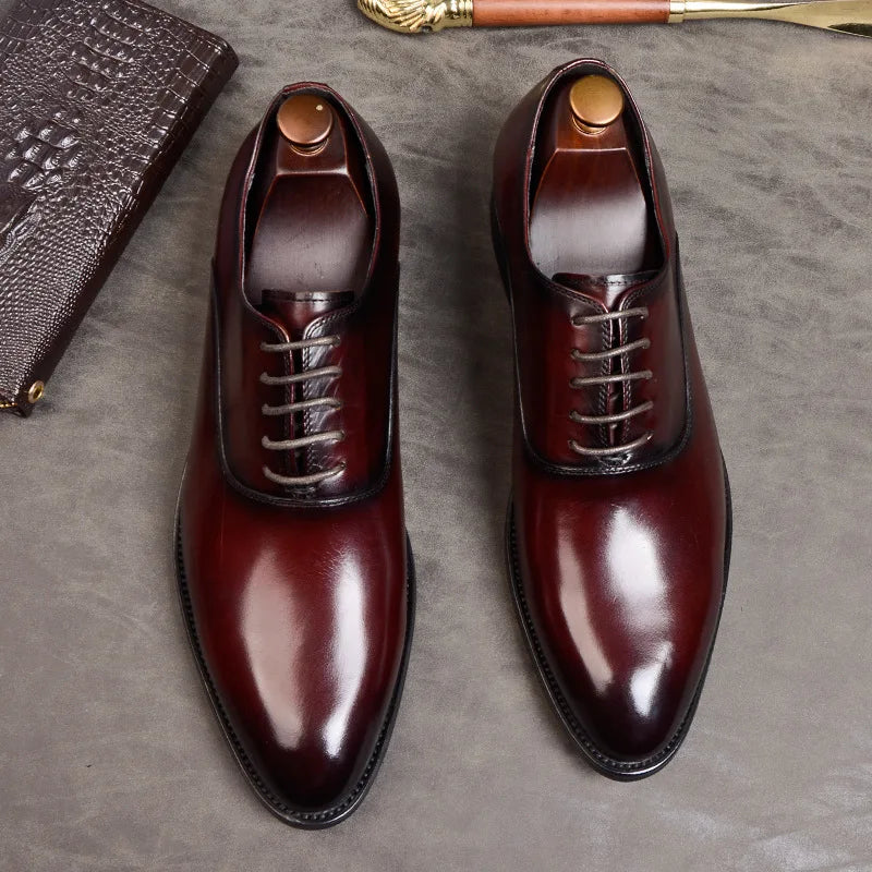 Luxury Men's Genuine Leather Dress Shoes