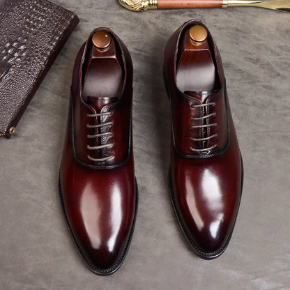 Luxury Men's Genuine Leather Dress Shoes
