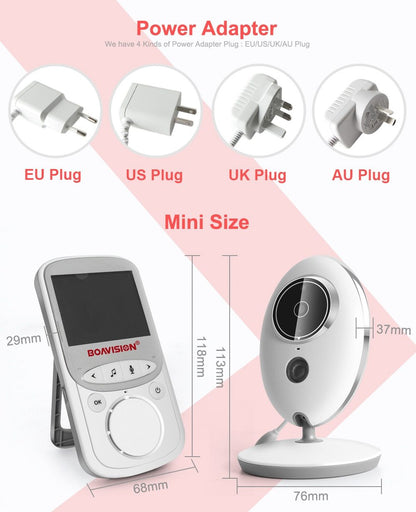 Wireless Baby Monitor with Long Range Video