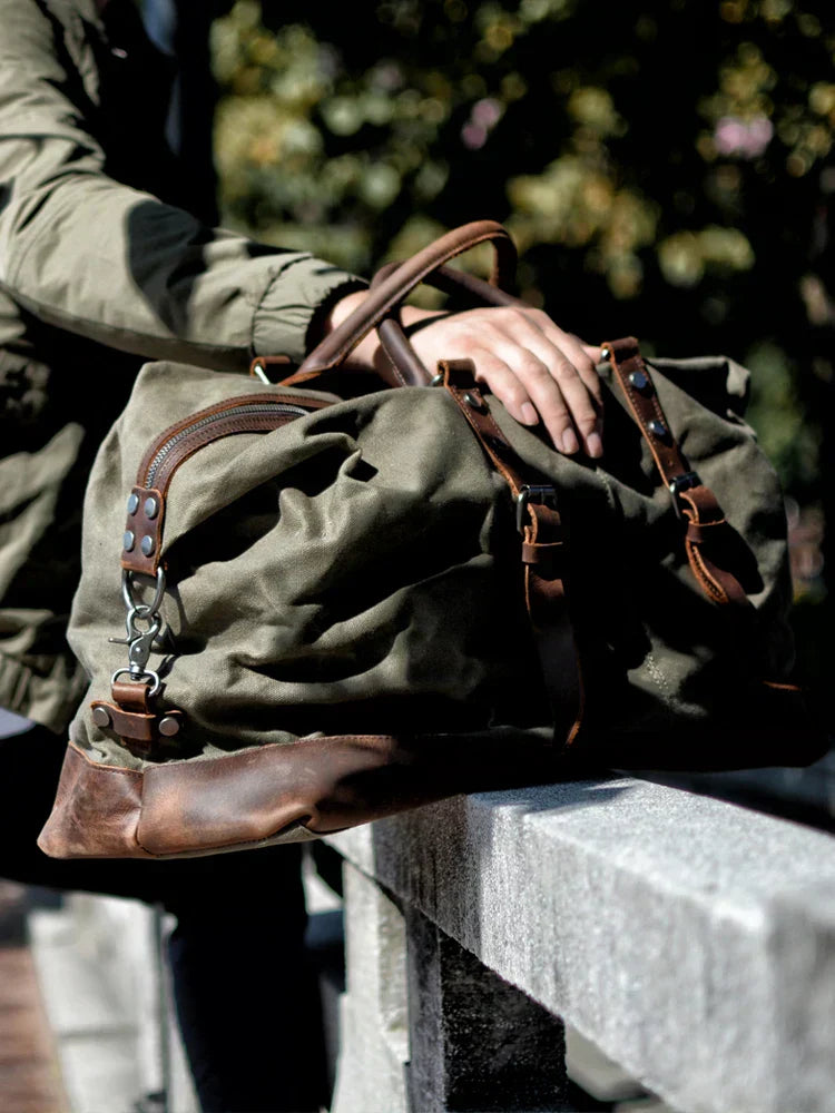 Large Travel Canvas Duffle Bag