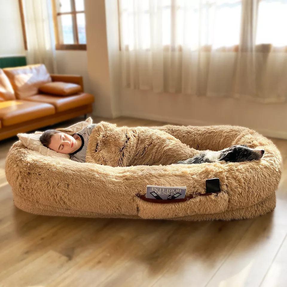 Cozy Double Pet Bed for Dogs