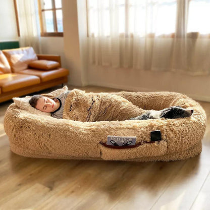 Cozy Double Pet Bed for Dogs
