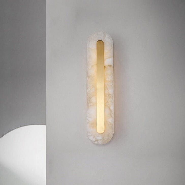 Classic White Marble Wall Lamp