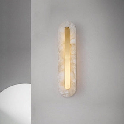 Classic White Marble Wall Lamp