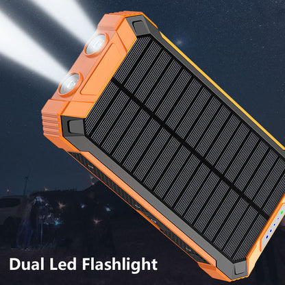 Portable 20000mAh Solar Charger Power Bank