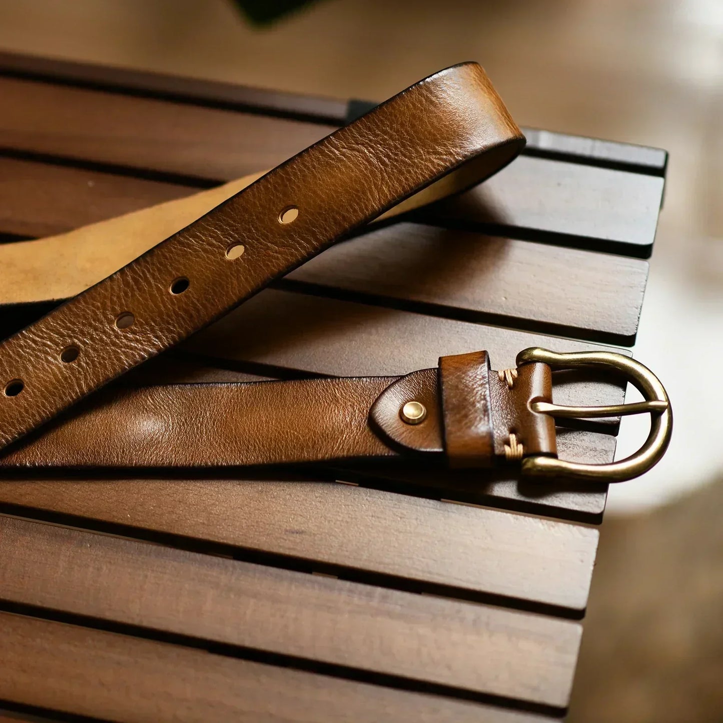 Premium Genuine Leather Waist Belt
