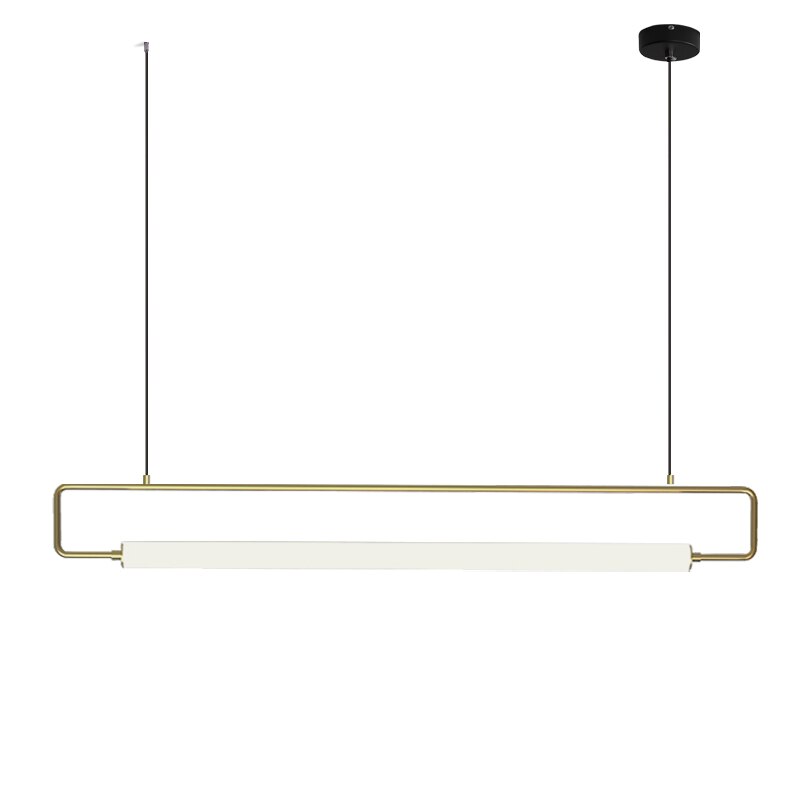 Sleek Modern Black Dining Room Chandelier Light