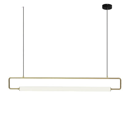 Sleek Modern Black Dining Room Chandelier Light