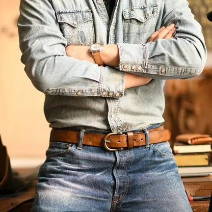 Premium Genuine Leather Waist Belt