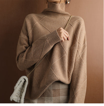 Soft Cashmere Crew Neck Sweater for Women