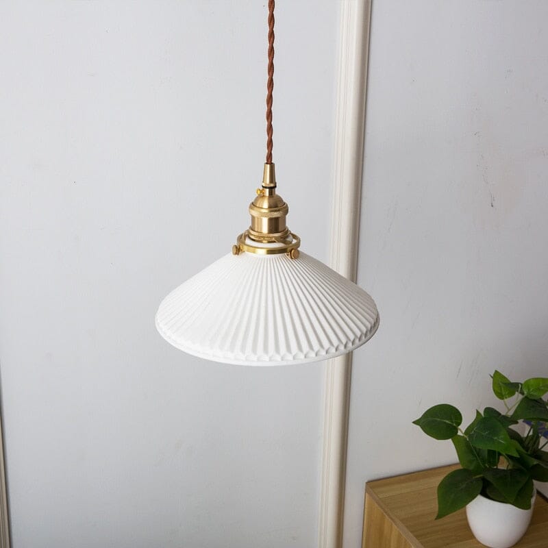 Simple Porcelain Hanging Light Fixtures