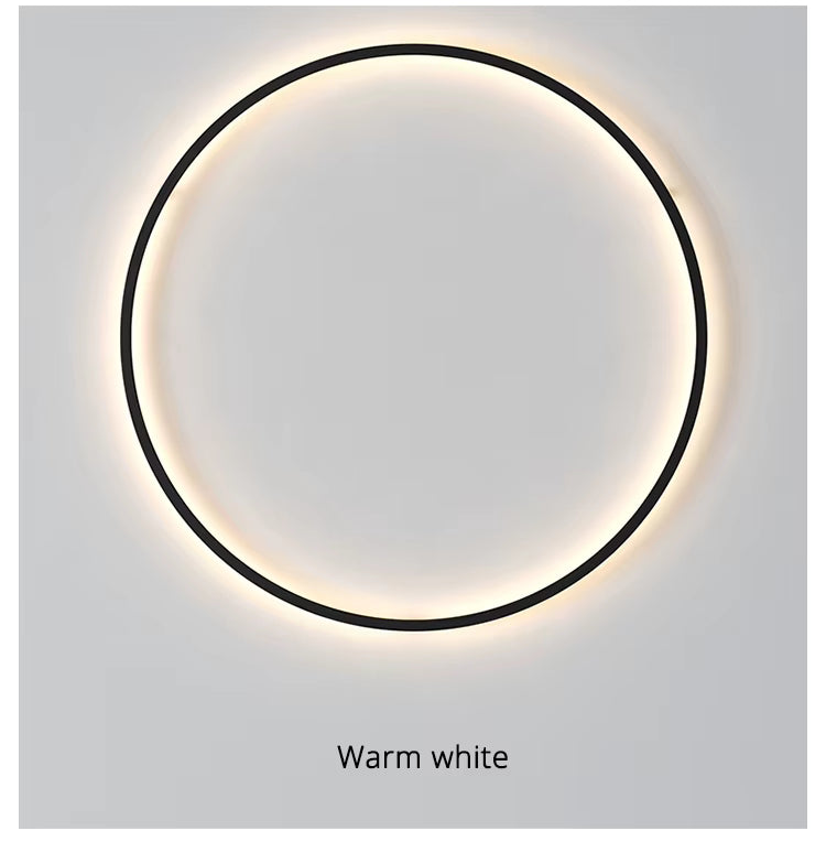 Simple Round LED Wall Lamp for Contemporary Homes