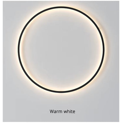 Simple Round LED Wall Lamp for Contemporary Homes