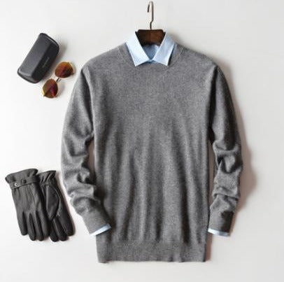 Luxurious Cashmere Crew Neck Sweater
