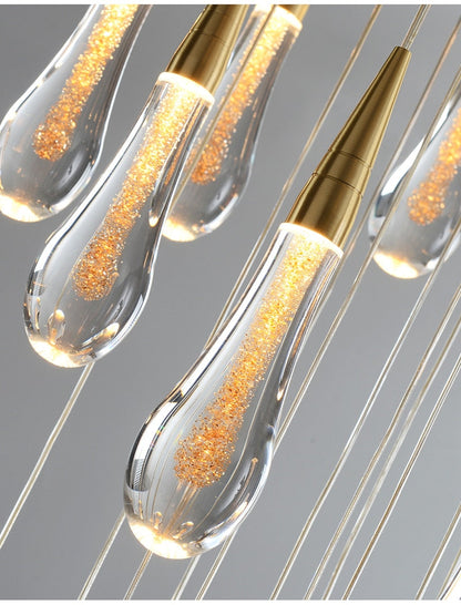 Unique Glass Drop Pendant Lighting