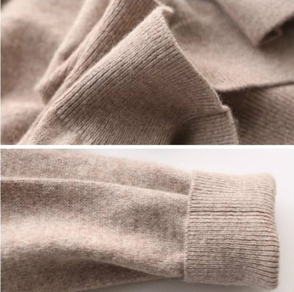 Luxurious Cashmere Crew Neck Sweater