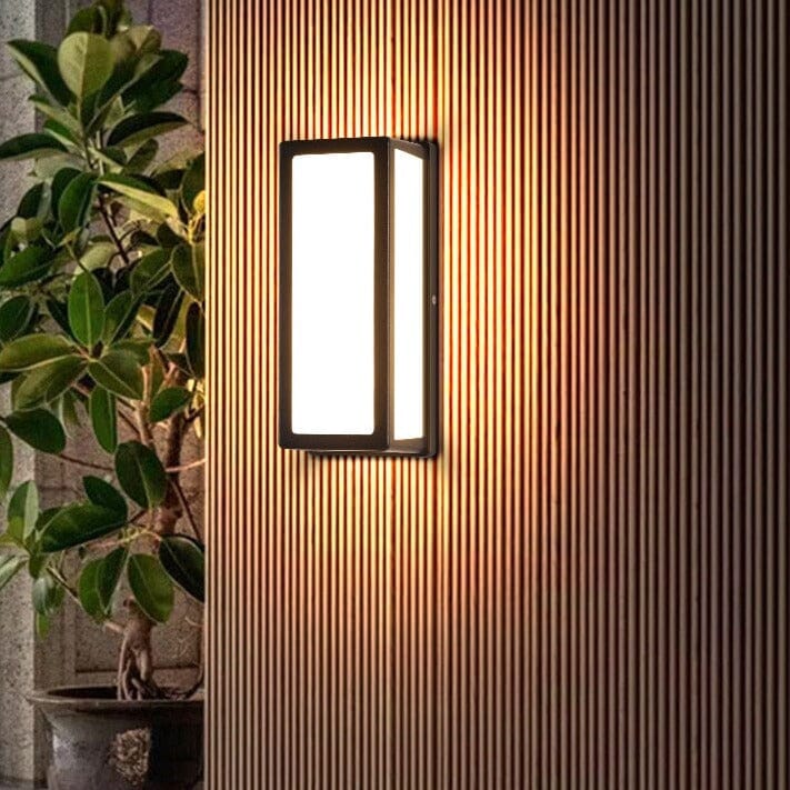 Bright Security LED Outdoor Wall Lantern With Sensor
