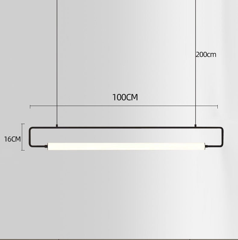 Sleek Modern Black Dining Room Chandelier Light