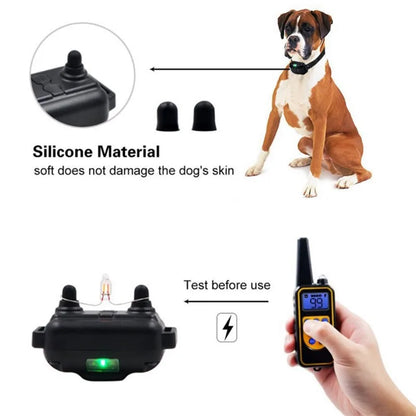 Rechargeable Waterproof Dog Shock Training Collar
