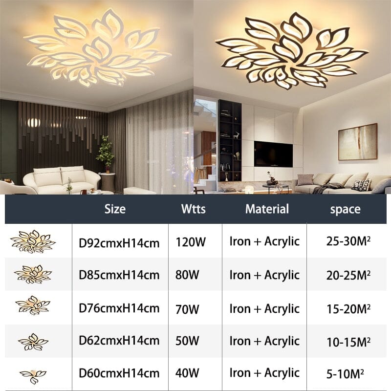 Floral Glass Pendant Light