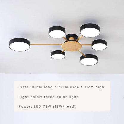 Contemporary Sleek LED Chandelier Light