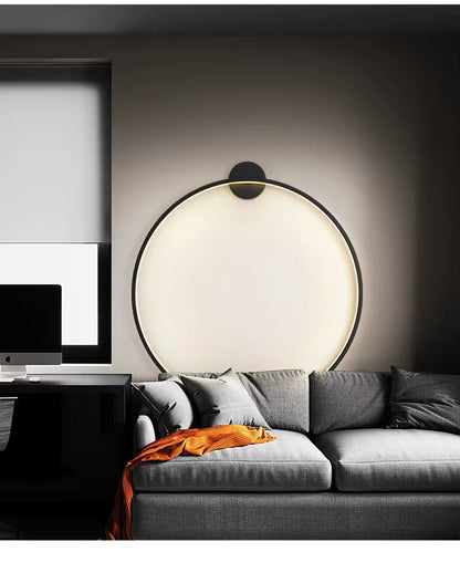 Simple Round LED Wall Lamp for Contemporary Homes