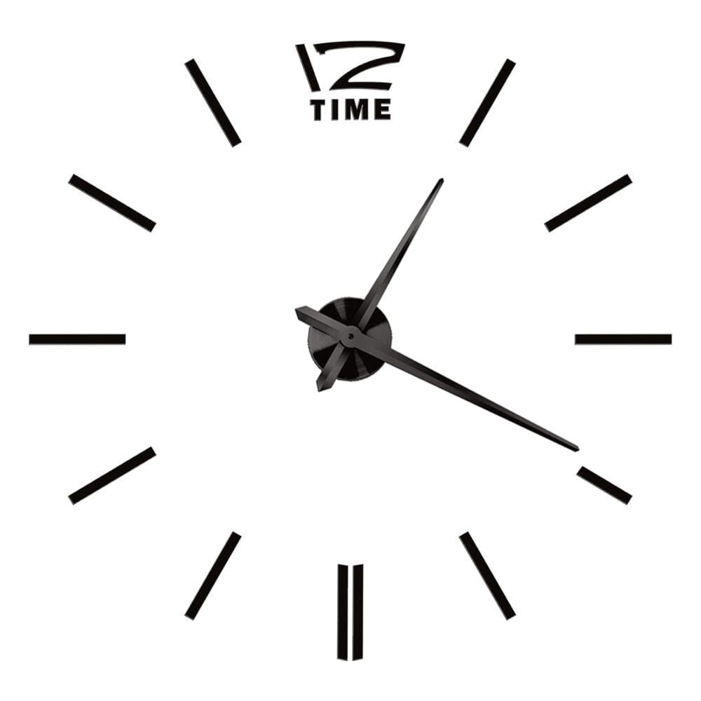 Luxury Golden Acrylic Wall Clock