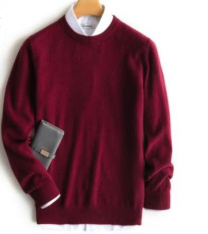 Luxurious Cashmere Crew Neck Sweater