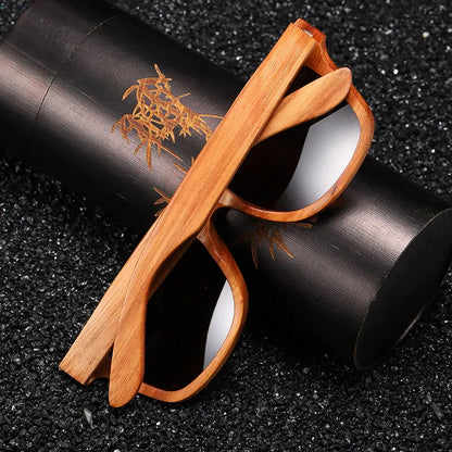 Eco Friendly Bamboo Polarized Sunglasses UV Protection
