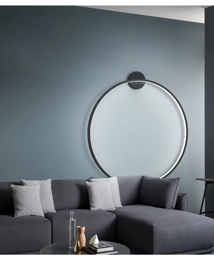 Simple Round LED Wall Lamp for Contemporary Homes