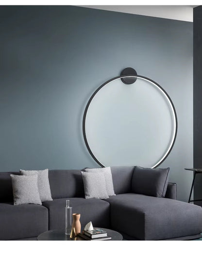 Simple Round LED Wall Lamp for Contemporary Homes