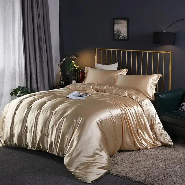 Soft 4-Piece Bed Set Sheet Duvet Pillowcases