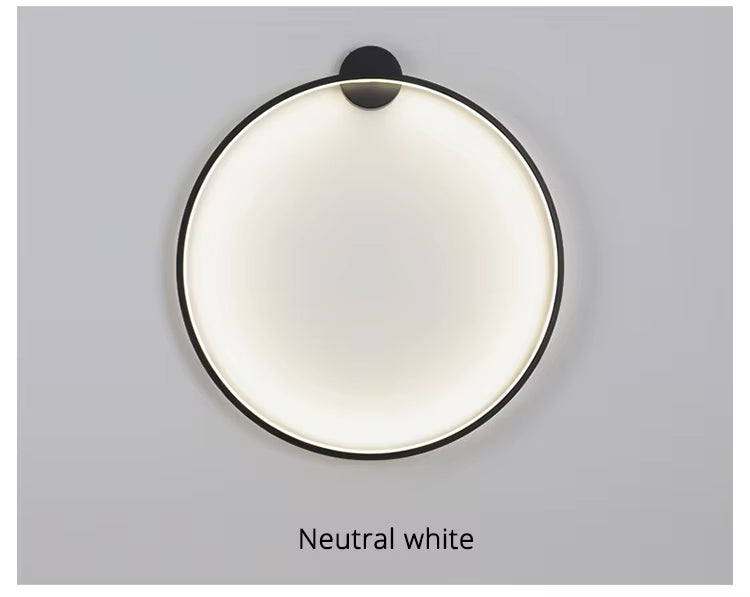 Simple Round LED Wall Lamp for Contemporary Homes