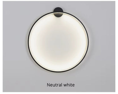 Simple Round LED Wall Lamp for Contemporary Homes