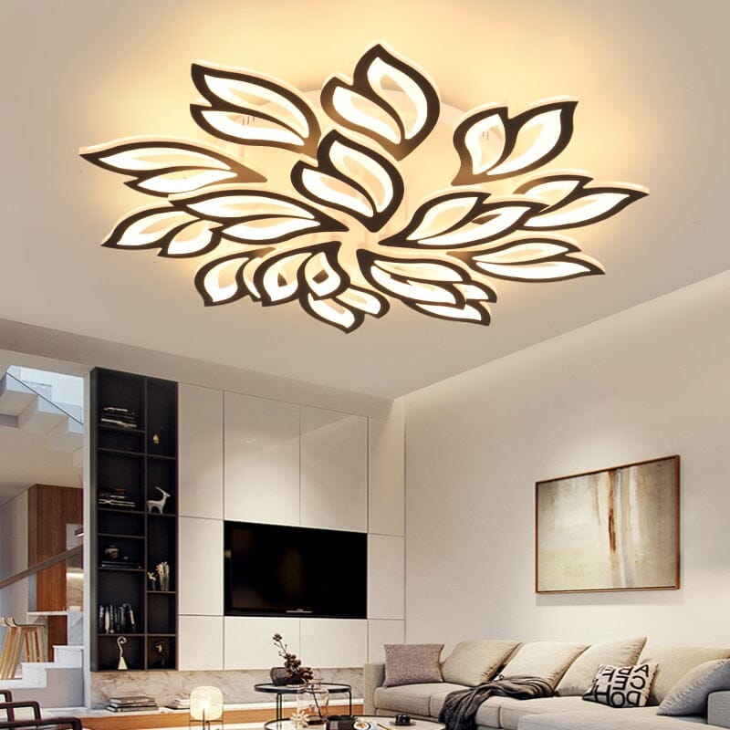 Floral Glass Pendant Light