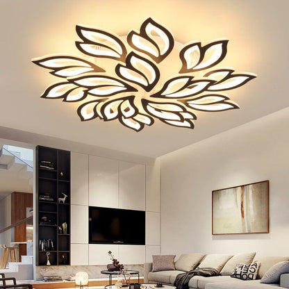 Floral Glass Pendant Light