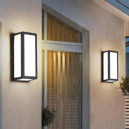 Bright Security LED Outdoor Wall Lantern With Sensor