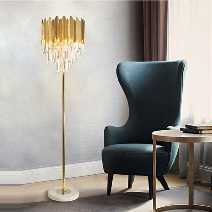 Luxury Glass Floor and Desk Lamp