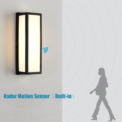 Bright Security LED Outdoor Wall Lantern With Sensor