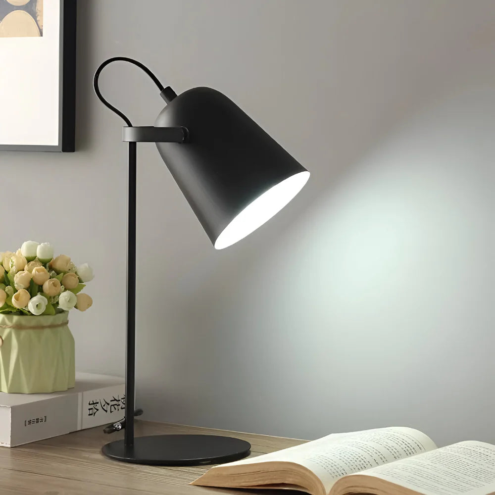 Flexible Metal Swing Arm Desk Lamp