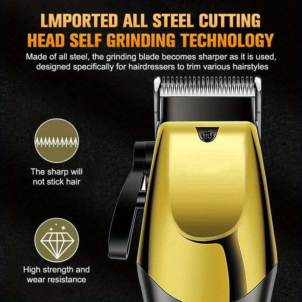 Wireless Rechargeable Hair Trimmer Grooming Kit