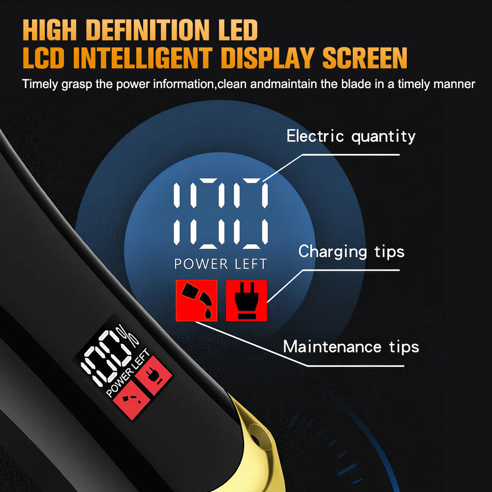 Wireless Rechargeable Hair Trimmer Grooming Kit