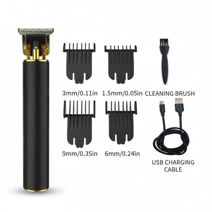 Rechargeable Men's Beard Trimmer Kit Cordless Grooming Tool