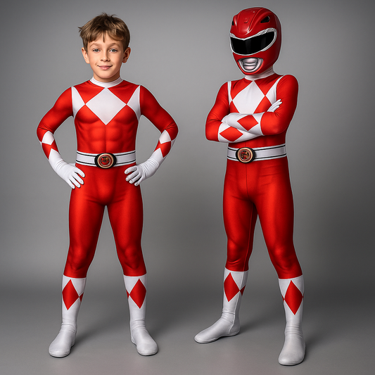 Fun Superhero Costume Jumpsuit for Kids Party Wear - Lusomart