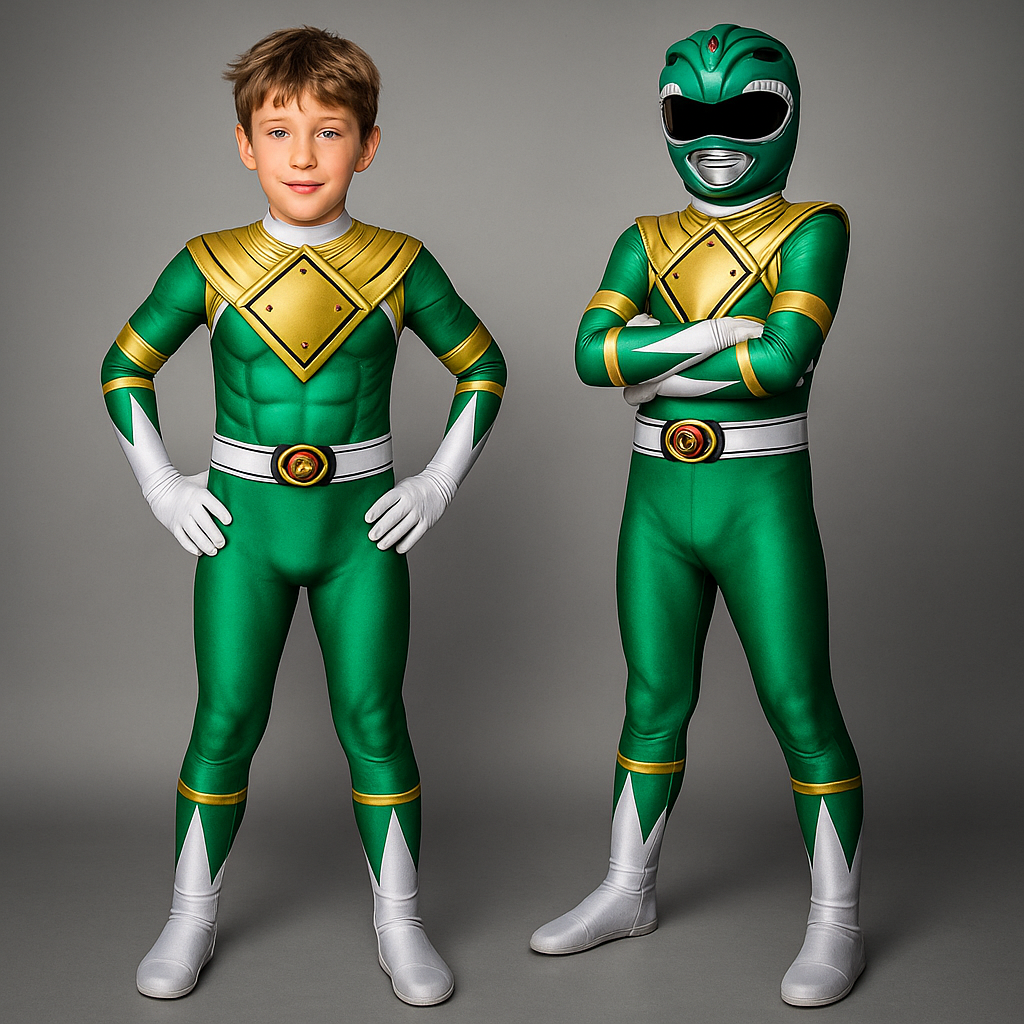 Fun Superhero Costume Jumpsuit for Kids Party Wear