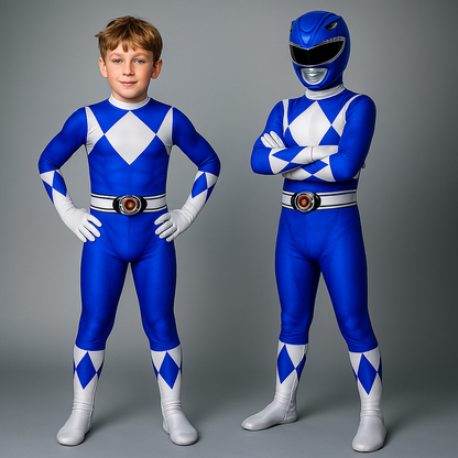 Fun Superhero Costume Jumpsuit for Kids Party Wear
